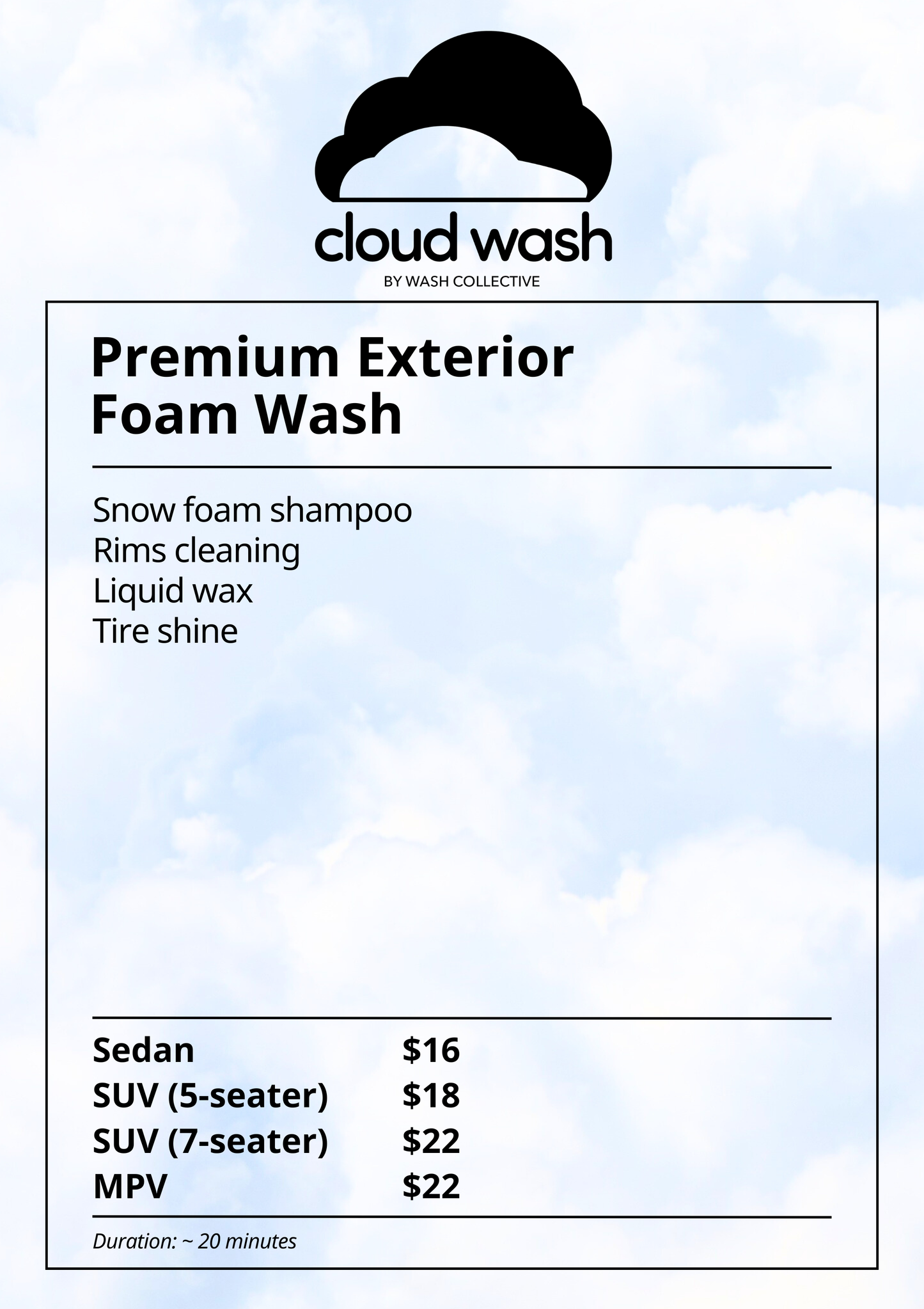 Cloud Wash Car Studio