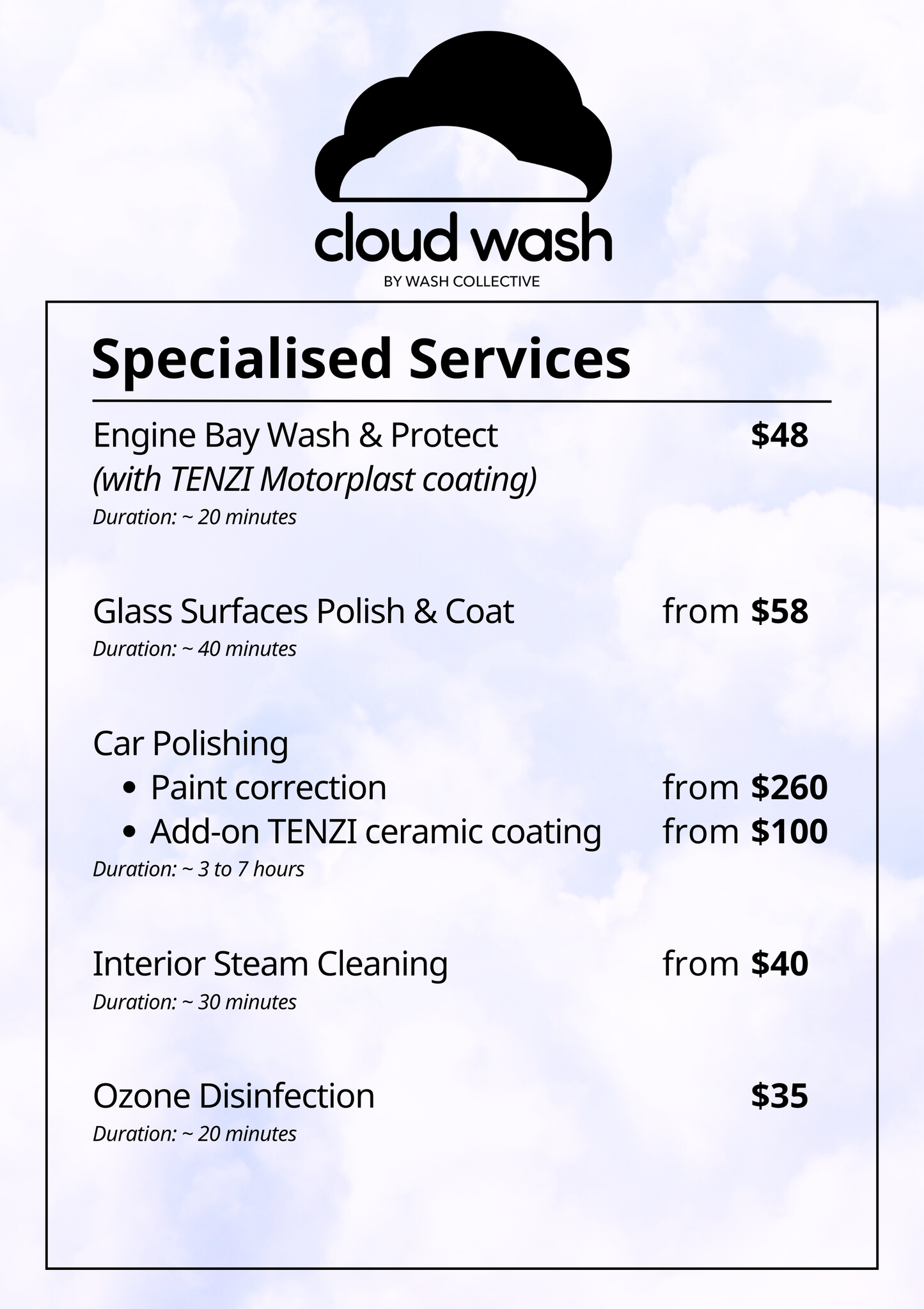 Cloud Wash Car Studio