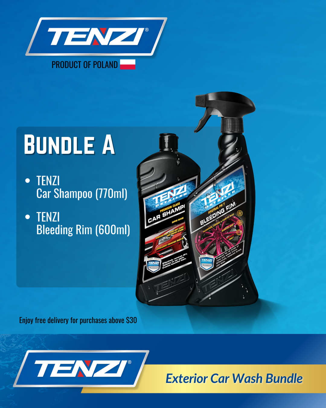 TENZI Exterior Car Wash Bundle