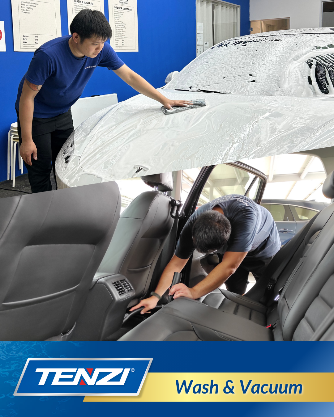 Wash & Vacuum Car Grooming - Car Wash in Singapore